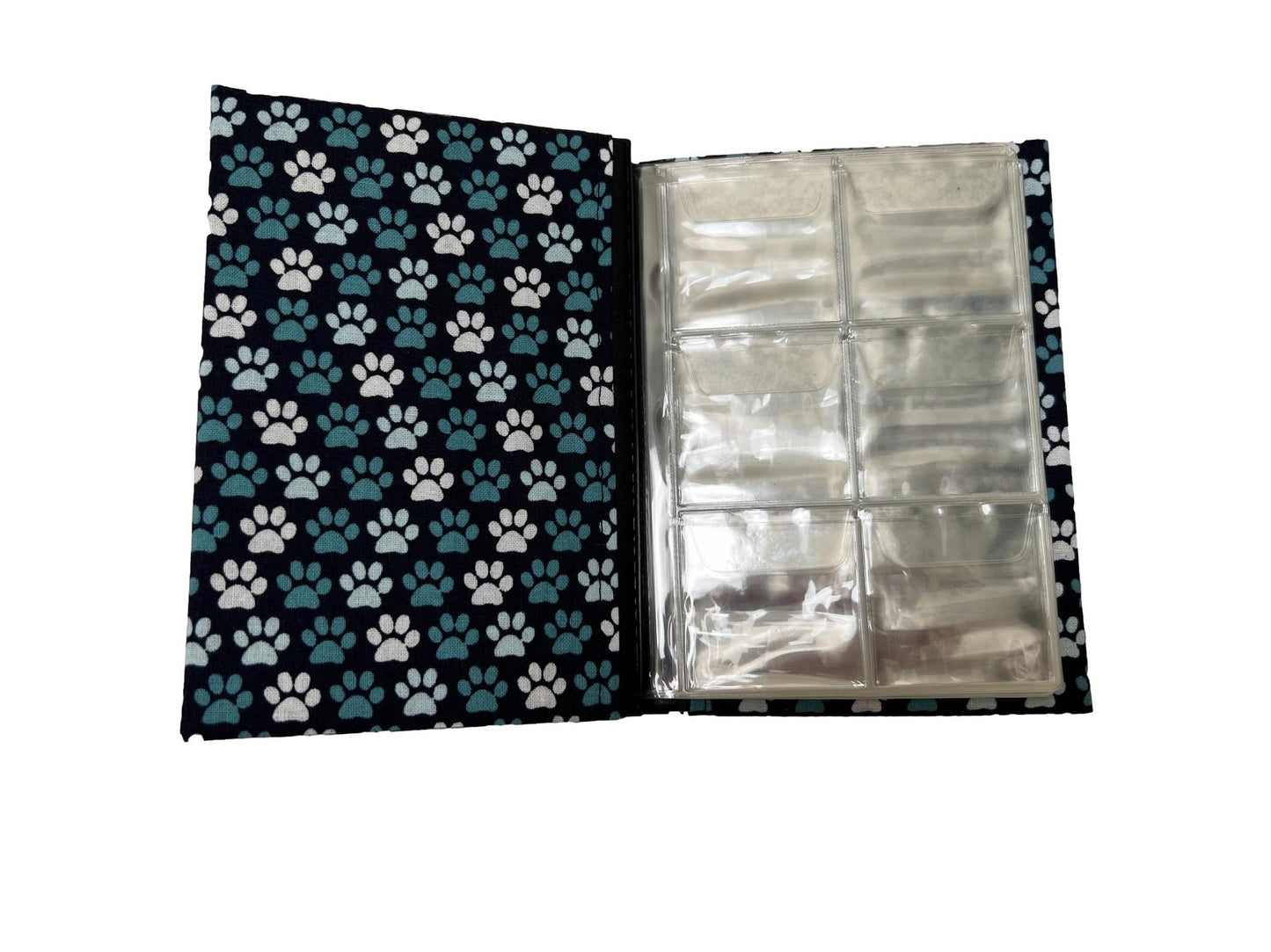 Navy Blue Pawprints Ball Mark Buddy